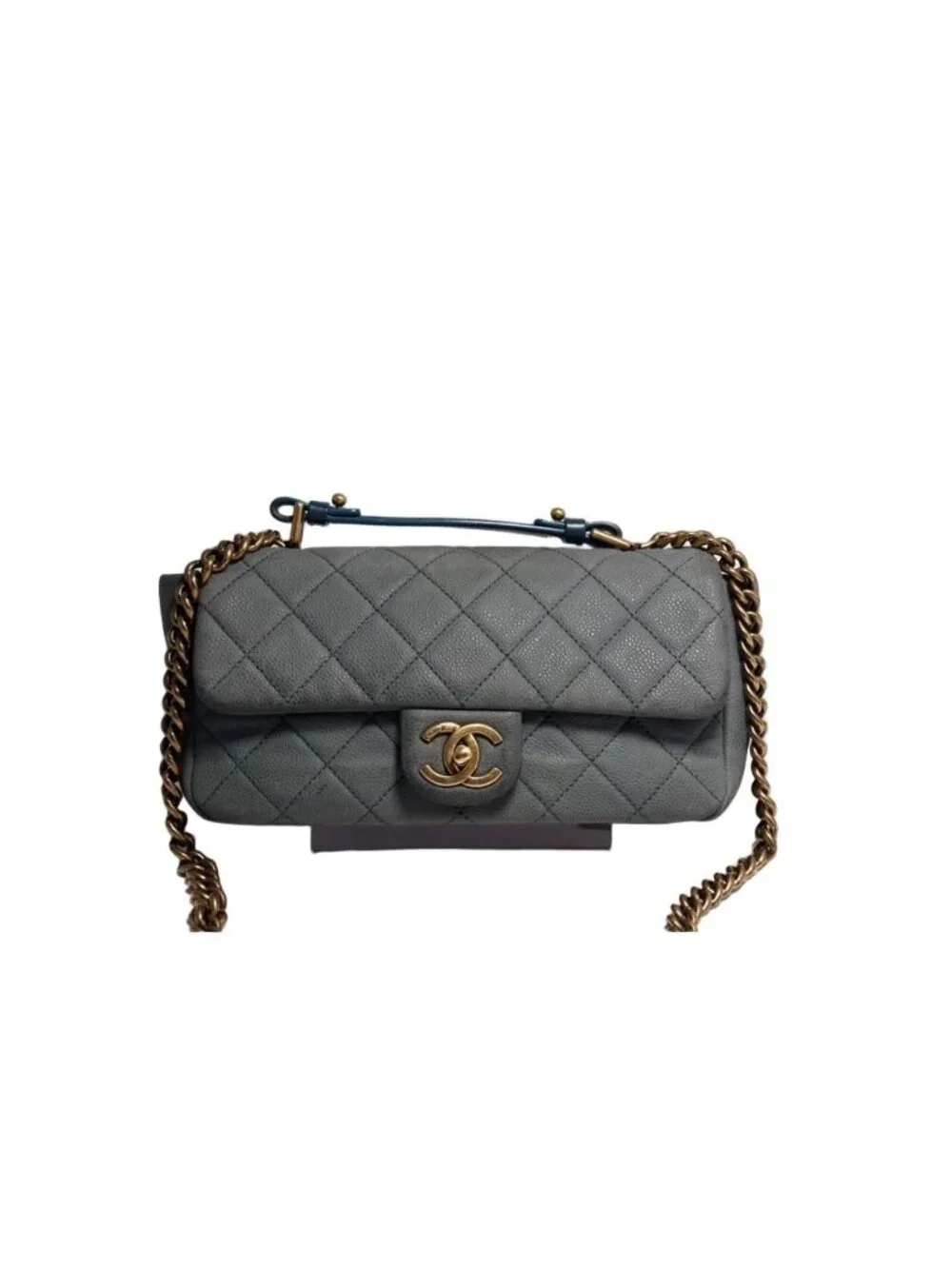 Chanel Quilted Caviar Leather Chain Shoulder
